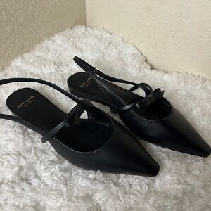 Kate Spade Patent Leather Slingback Flats Women's Size: 7 | US 7